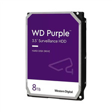 WD Festplatte Purple 3,5 Zoll (8,89cm) 8TB SATA 6Gb/s WD85PURZ (Gebraucht)