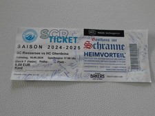 Spieler-Autogramme auf Ticket HC Gherdeina/SC Riessersee Eishockey 2024
