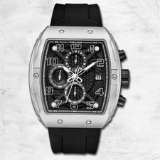 Police Herrenuhr Silikon schwarz Police Coswig Armbanduhr UPOO0063101