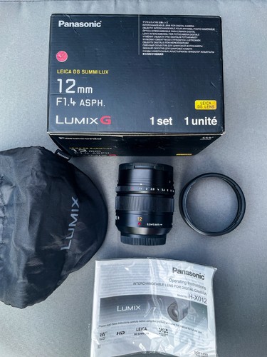 Panasonic lumix 12mm 4 - 12mm, f