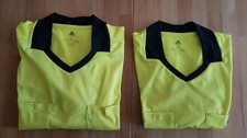 2 x  Schiedsrichter/Referee Trikots Adidas 2018 Farbe gelb