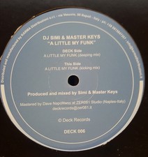 DJ Simi & Master Keys - A Little My Funk Electronic 12" Schallplatte 110778