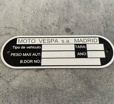 Typenschild geeignet für