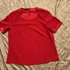 Anna v.Braun Bluse Hemd  Gr.36/S elegant Wie Neu Rot Sommer