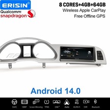 CarPlay Android 14 Autoradio Navi Für Audi A6 MMI-2G 4GB+64GB Bluetooth Qualcomm