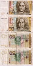 50 DM Deutsche Mark Banknote