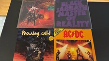 Heavy Metal, Hard Rock Vinyl Sammlung, Black Sabbath, AC/DC, Amon Amarth Single