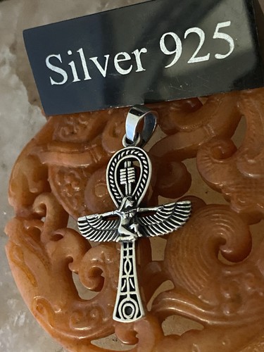 Silber geflügelter ankh und - geflügelter,