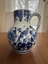 Delft Vase antik blau weiß