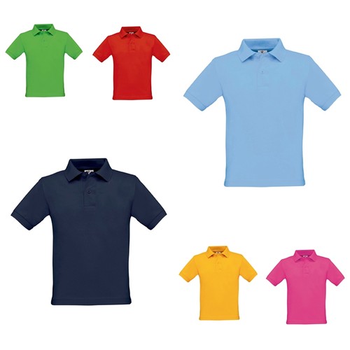 Kinder poloshirt baumwolle - b&c,