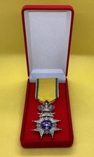 SCHWEDEN, KÖNIGLICHER SCHWERT-ORDEN, SCHWERTZEICHEN MIT SCHWERTERN. (SW208)