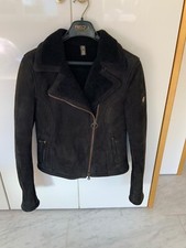 Matchless: Schwarze Wildlederjacke für Damen in Gr. 44(it); 38(de)