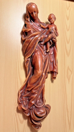 Alte wachsfigur maria - alte,