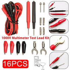 Digital Multimeter Kabel Sonde Blei Kit Test elektronische Alligator Clip Nadel