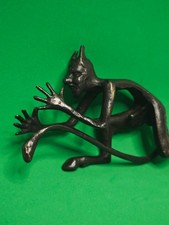 Skulptur Teufel Dämon Metall