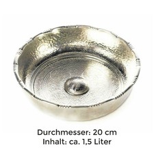 Carenesse Hamamschale Tas Wasserschale Orientalische Schale, 1,5 Liter, 20 cm