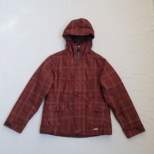 Nitro Damen Snowboard wasserdichte Jacke Größe XS 5000mm / 4000gm braun mit K...