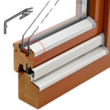 Flügelabdeckprofil Holzfenster Wetterschenkel Aluminium Fenster Wetterschutz Alu