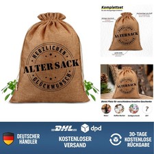 Geschenkbeutel Jute Alter Sack
