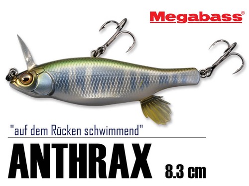 Megabass anthrax 3cm - anthrax, /