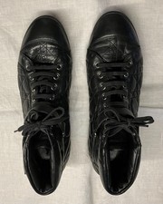 Dior Homme Größe 40 Hihh-Top Sneakers aus edlem, gestepptem Leder