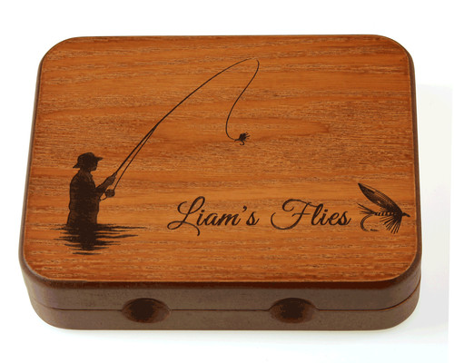 Personalisierte fliegenbox aus - personalisierte,