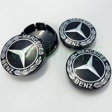 4x 56mm Für Mercedes Benz Nabenkappen Felgendeckel Emblem Radnabendeckel Auto