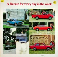284946) Datsun 1200 S 510 240 Z - USA - Prospekt 09/1971