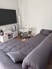 Graues Sofa, Größe 220x130