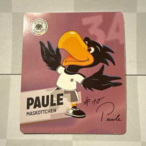 Dfb trading card paule - card,