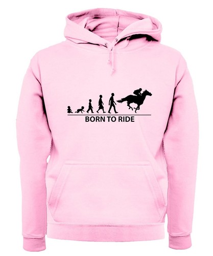 Born ride pferd hoodie - born, to