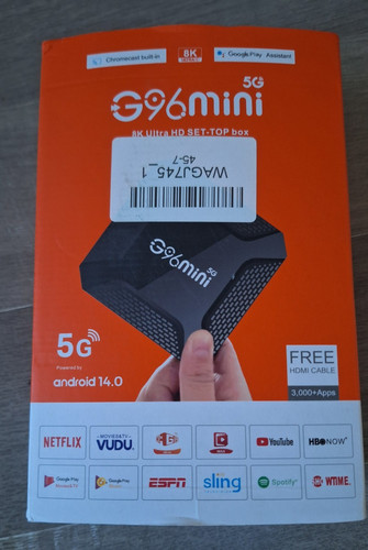 G96mini android box - 5g, tv