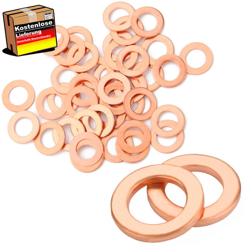 Kupferdichtringe set 60 - kupferdichtringe, m6