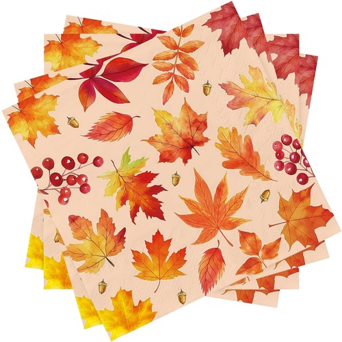 Herbst servietten 33x33cm - herbst,