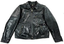 CHAMPLAIN US Highwayman Biker Motorrad Lederjacke  58 XL-XXL