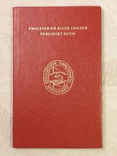 nur leere Hülle nur Einband SED Partei Mitgliedsbuch Ausweis Parteibuch DDR neue