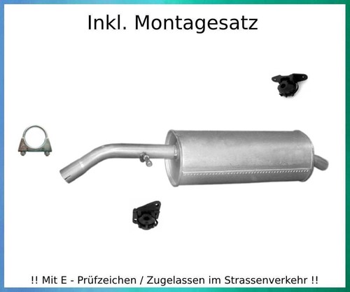 Endschalldämpfer citroen - endschalldämpfer, c2