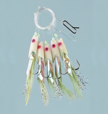 FLADEN Lumi Max Hokki Meeresvorfach, Größe 2, 3/0 oder 7/0, Makrele oder Dorsch