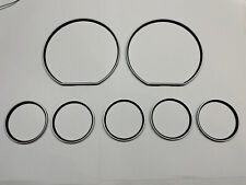 Audi 100 A6 C4 Tacho Kombiinstrument Chromringe Aluringe Original