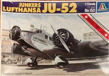 Ju- 52 Junkers Lufthansa  1:72 Italieri No. 150