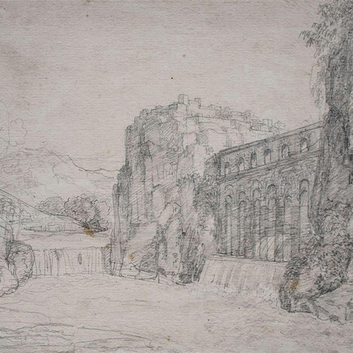 Südliche landschaft mit - südliche,