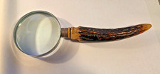 Vintage lupe mit hirschhorn - lupe,