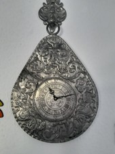 Zinn Wanduhr Vintage mit
