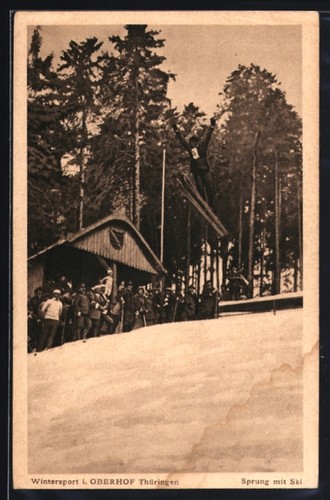 Oberhof wintersport - ak,