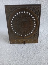 Tisch Sonnenuhr Jahreskalender aus Messing, zeitlos, Datum und Monat verstellbar