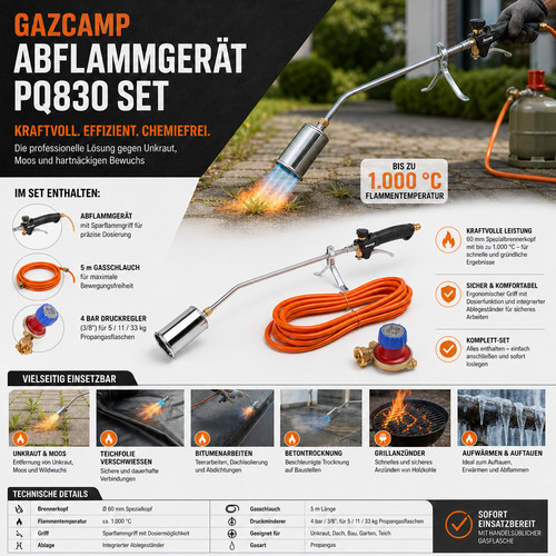 Gazcamp abflammgerät pq830 - gazcamp,
