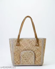 Vintage Stil Handtasche Natur