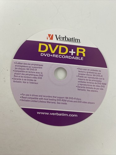 Verbatim dvd 16x speed - dvd+r,