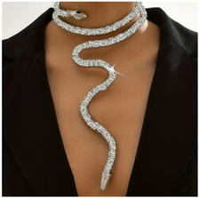 Schlangenhalskette Funkelnde