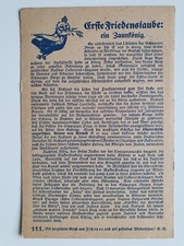 AK Erste Friedenstaube ein